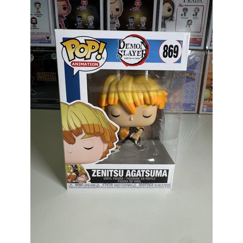 Funko Pop Demon Slayer Zenitsu Agatsuma #869 Kimetsu no Yaiba Anime